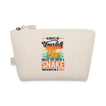 Always Be Yourself Snake Schlange - Organic Pouch - nature - Front