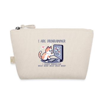 Je suis programmeur, drôle de chat - Trousse biologique - nature - Devant