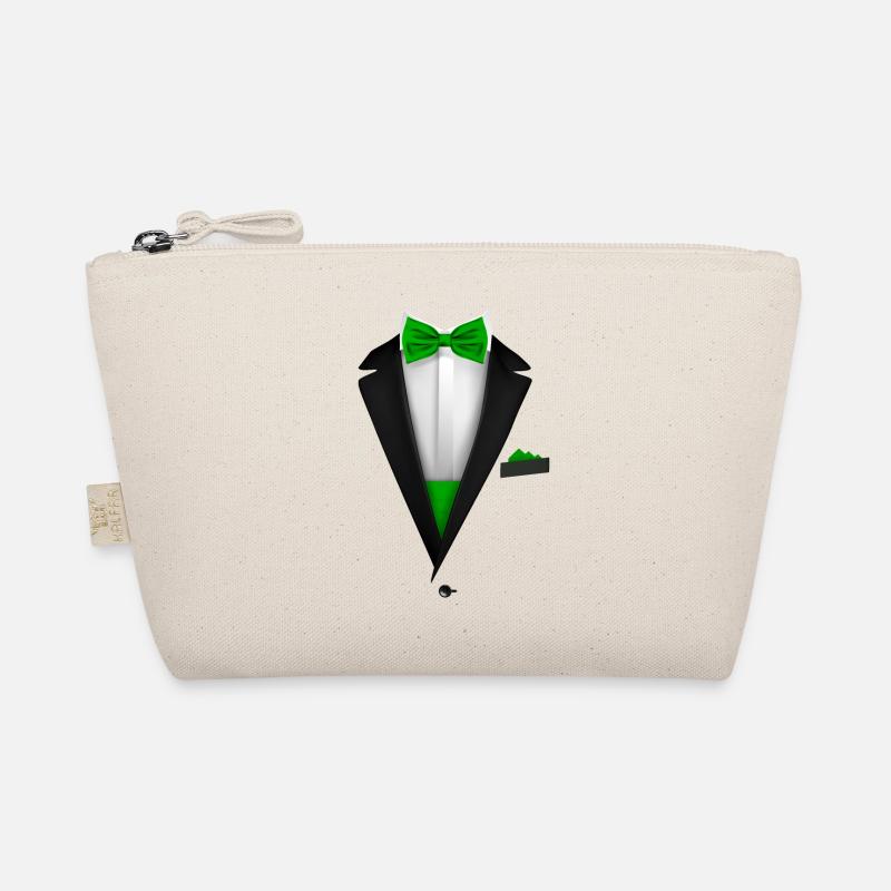 Conception de smoking avec noeud papillon vert pour les mariages et Trousse biologique