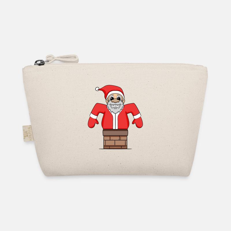 Weihnachtsmann steckt fest Bio-Täschchen