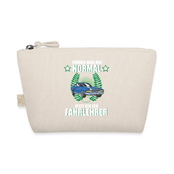 Fahrlehrer Auto Fahrschule Lustiges Geschenk - Bio-Täschchen - Natur - Vorne