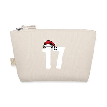 17 Number Christmas - Organic Pouch - nature - Front