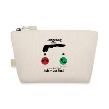 Langeoog Anruf - Bio-Täschchen - Natur - Vorne