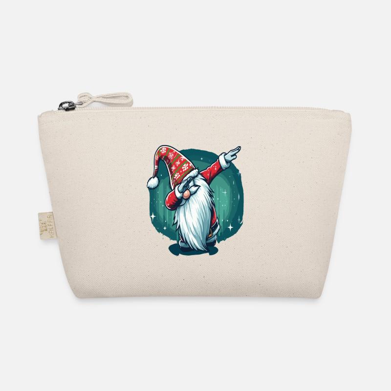 Dabbing Christmas Gnome Organic Pouch