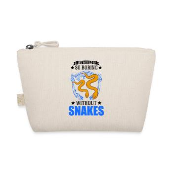 Snake Owners Snake Lovers - Organic Pouch - nature - Front