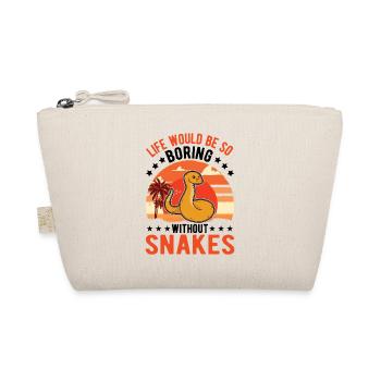 Snake Owners Snake Lovers - Organic Pouch - nature - Front