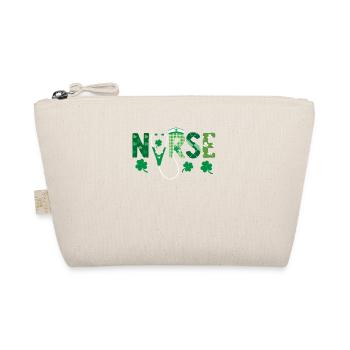 Nurse Stethoscope Medicine Irish - Organic Pouch - nature - Front