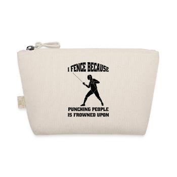 Fencing Fencing Fencing Sports Fencing Training Gift - Organic Pouch - nature - Front