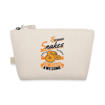 Snake Owners Snake Lovers - Organic Pouch - nature - Front