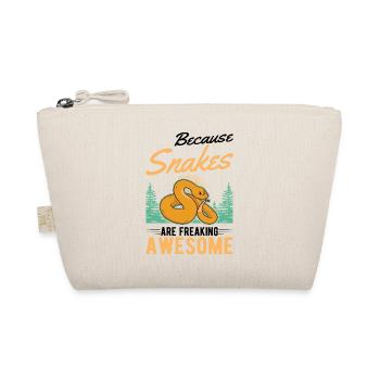 Snake Owners Snake Lovers - Organic Pouch - nature - Front