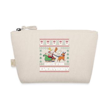 Cats For Everybody Men Kids Women Ugly Christmas C - Organic Pouch - nature - Front