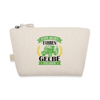 Echte helden fahren gelbe felgen - Bio-Täschchen - Natur - Vorne