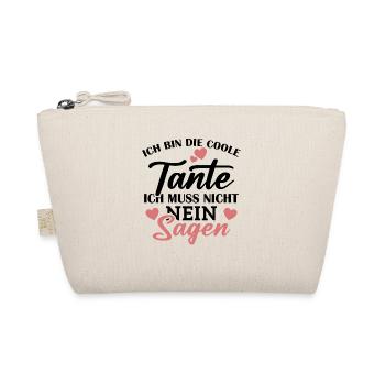Ich bin die coole tante ich muss nicht nein sagen - Bio-Täschchen - Natur - Vorne