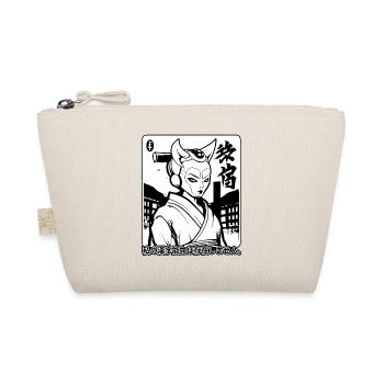 The Kanji Skills of a Fantastic Samurai - Organic Pouch - nature - Front