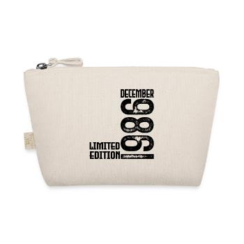 Birthday Gift December 1986. December 1986. - Organic Pouch - nature - Front