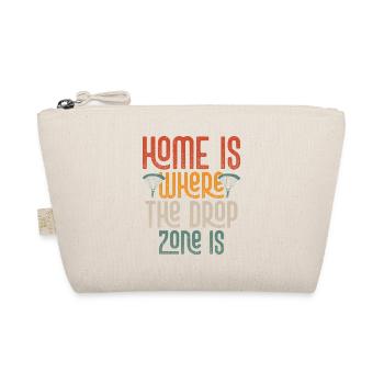 La maison est là où la zone de largage est parachutiste parachute - Trousse biologique - nature - Devant