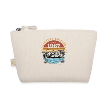 1967 Vintage Retro Anniversary Gift Born in 1967 - Organic Pouch - nature - Front