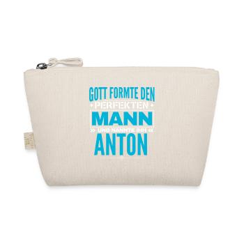 Anton Name Design - Bio-Täschchen - Natur - Vorne