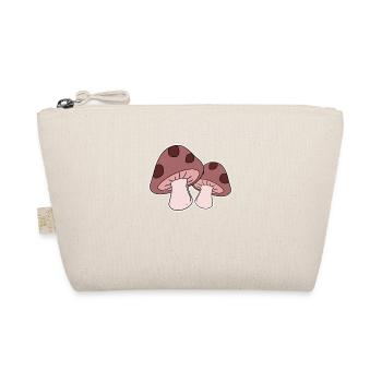 Mushroom picking, mushroom picker, mushroom picker - Organic Pouch - nature - Front