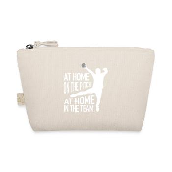 Handball Handballer At Home Team Geschenk Spieler - Bio-Täschchen - Natur - Vorne