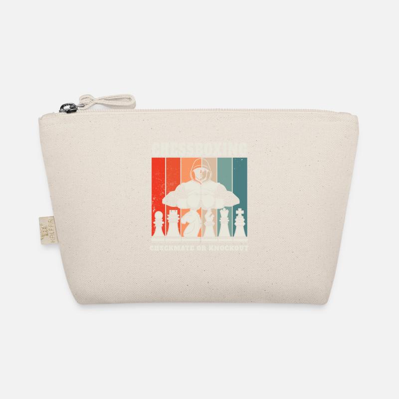 Chess Boxing - Checkmate or Knockout Chess Boxing Organic Pouch