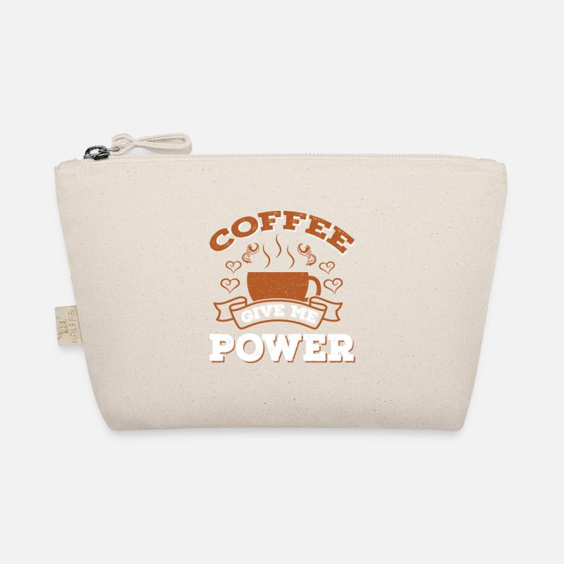 Coffee Give Me Power Bio-Täschchen