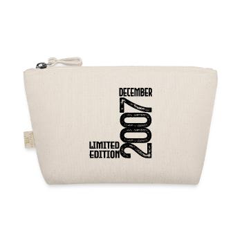 Birthday Gift December 2007. December 2007. - Organic Pouch - nature - Front