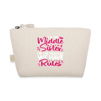 Je suis la sœur du milieu, je suis la raison pour laquelle nous avons des règles - Trousse biologique - nature - Devant