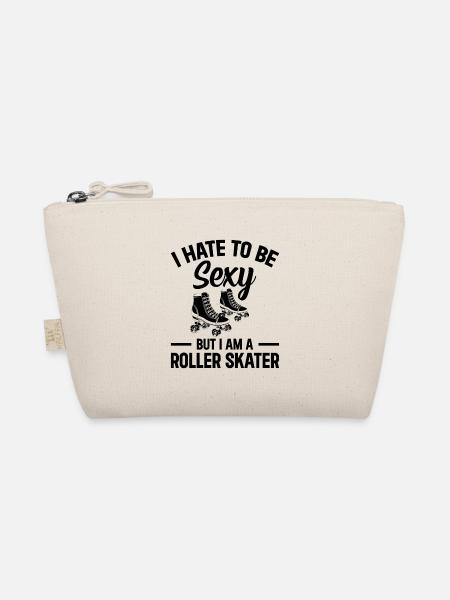 Je déteste être sexy mais je suis un patineur à roulettes - Trousse biologique - nature - Devant