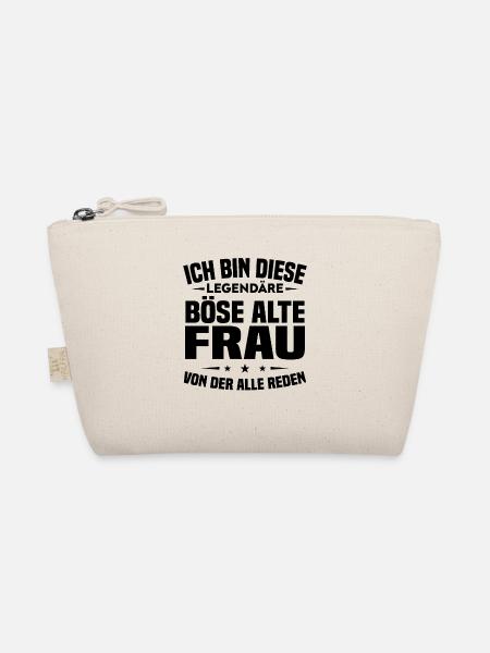 Ich bin diese legendäre böse alte - Bio-Täschchen - Natur