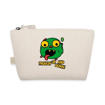 Freakin' Up and Down Cartoon Monster - Bio-Täschchen - Natur - Vorne