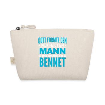 Bennet Name Design - Bio-Täschchen - Natur - Vorne