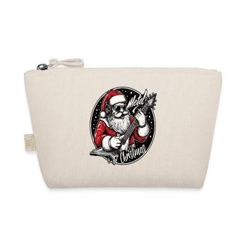 Santa Claus Metal christmas - Organic Pouch - nature - Front