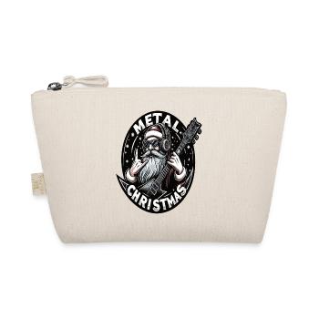 Santa Claus Metal christmas - Organic Pouch - nature - Front