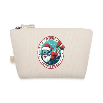 Santa Claus Diving Snorkeling - Organic Pouch - nature - Front