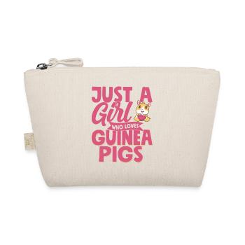Just A Girl Who Loves Guinea Pigs Cavy Lover Roden - Organic Pouch - nature - Front