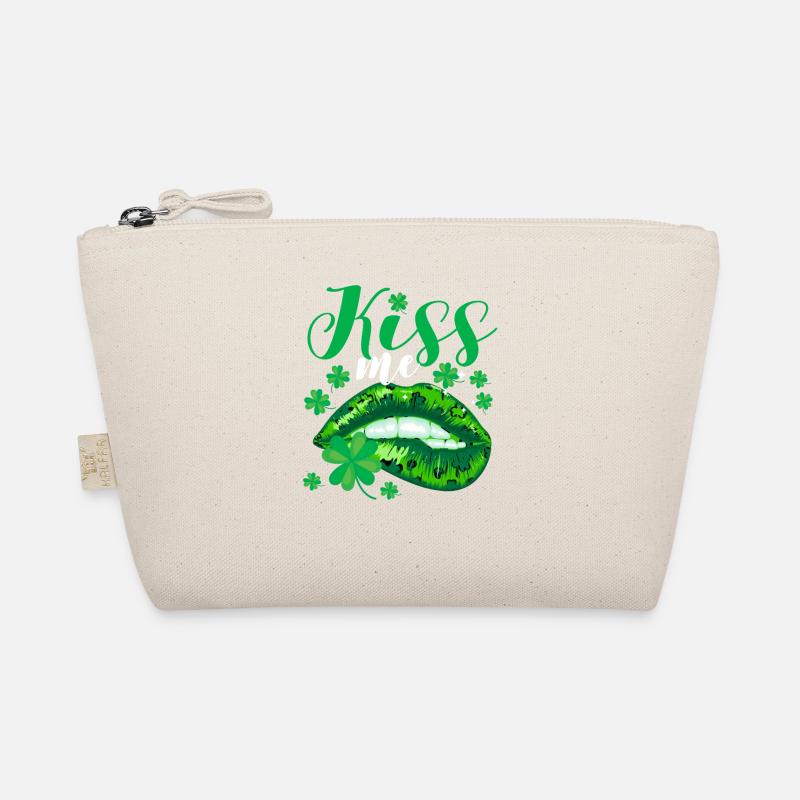 Kiss Me Léopard Lèvres Feuille d’Irlande Saint Patrick’s Trousse biologique