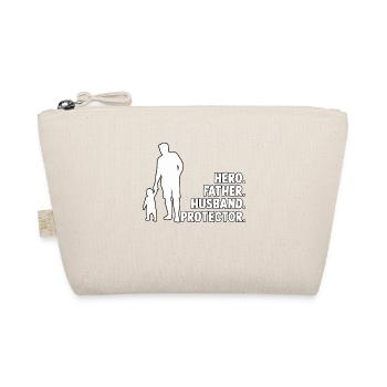 Cooles Vater-Sohn-Motiv Vatertags-Outfit für Väter - Bio-Täschchen - Natur - Vorne