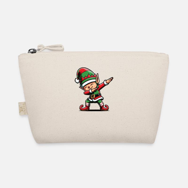 Dabbing Weihnachts Elf Dab Weihnachten - Bio-Täschchen - Natur
