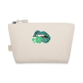 Irlandais Shamrock Lèvres Vertes Shamrock Heureux - Trousse biologique - nature - Devant