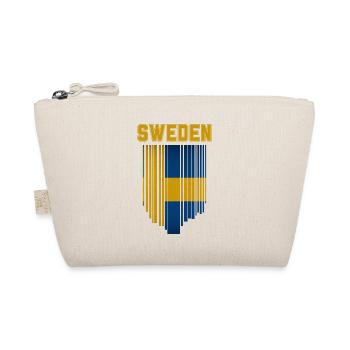 Flagge von Schweden - Bio-Täschchen - Natur - Vorne