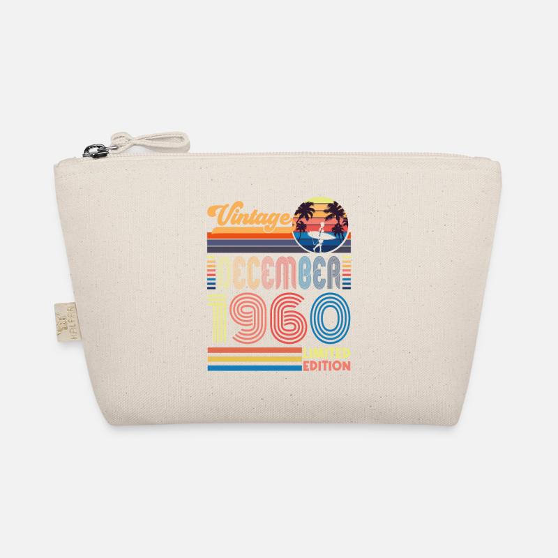 Geburtstag Dezember 1960. Geschenk vom Dezember 1960. Bio-Täschchen