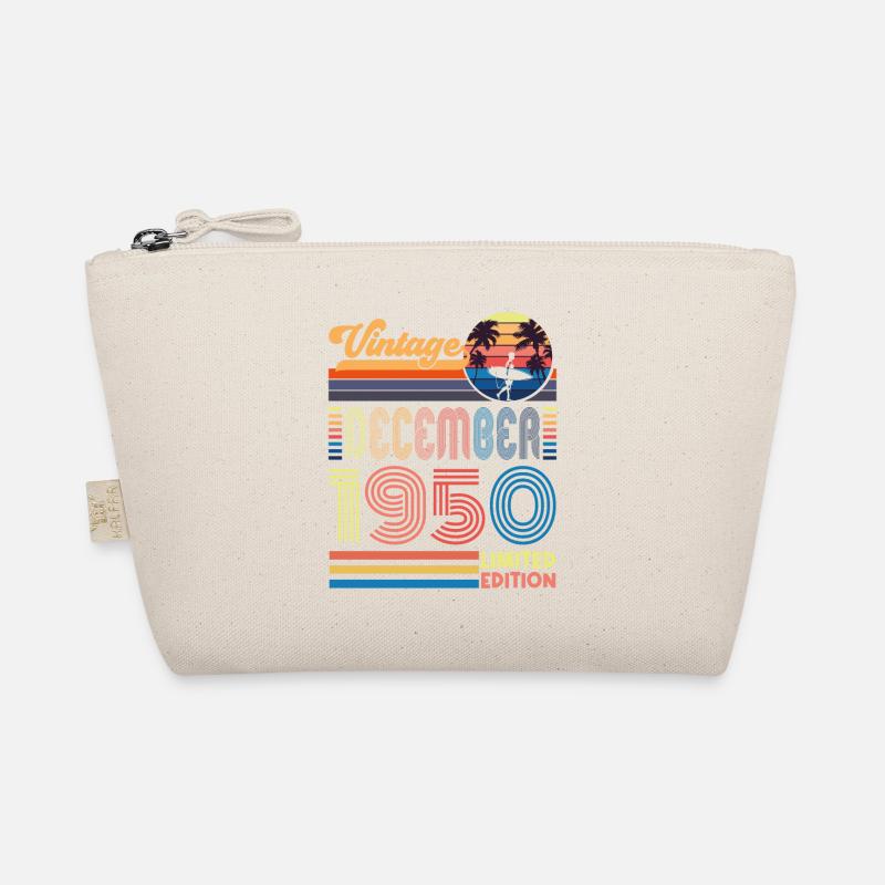 Birthday December 1950. December 1950 Gift. Organic Pouch