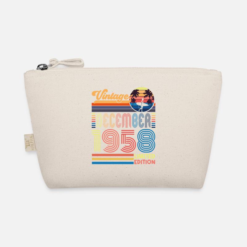 Geburtstag Dezember 1958. Geschenk vom Dezember 1958. Bio-Täschchen