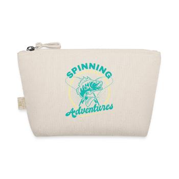 Fishing, Angler, Fisherman Fishing and Pike Fishing - Organic Pouch - nature - Front