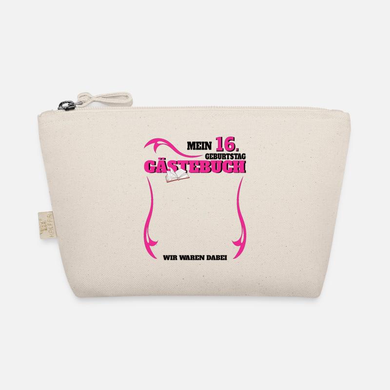 16. Geburtstag Mädchen & Junge Gästebuch Bio-Täschchen