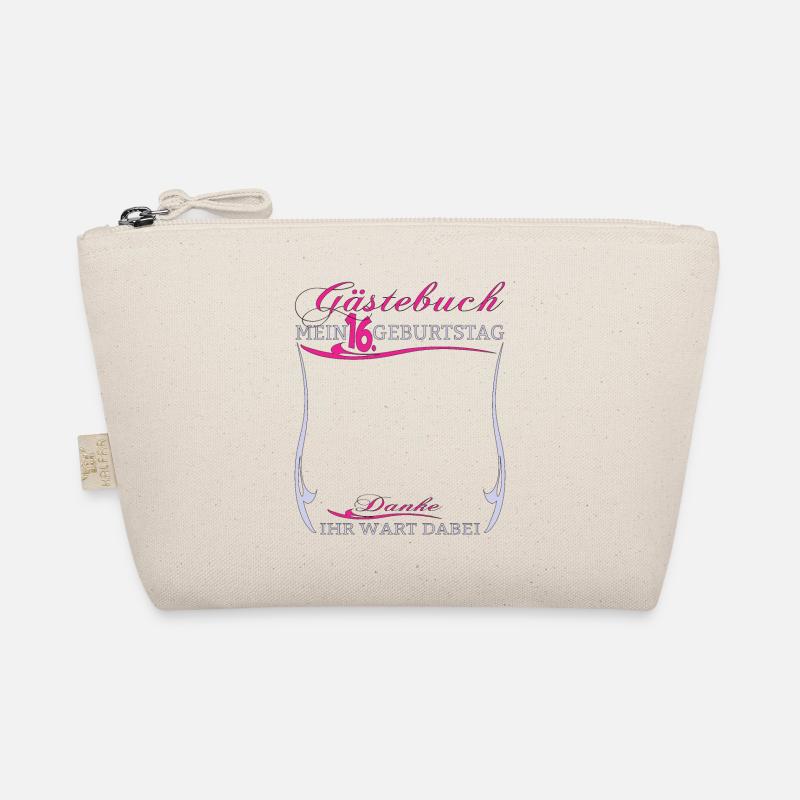 16. Geburtstag Mädchen & Junge Gästebuch Bio-Täschchen