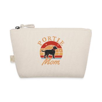 Portie Mom Portuguese Water Dog – - Organic Pouch - nature - Front