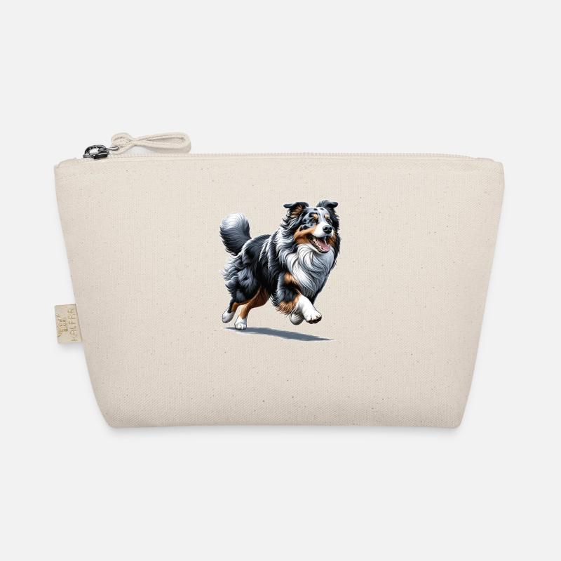 Australian Shepherd Blue Merle Aussie Dogs Organic Pouch