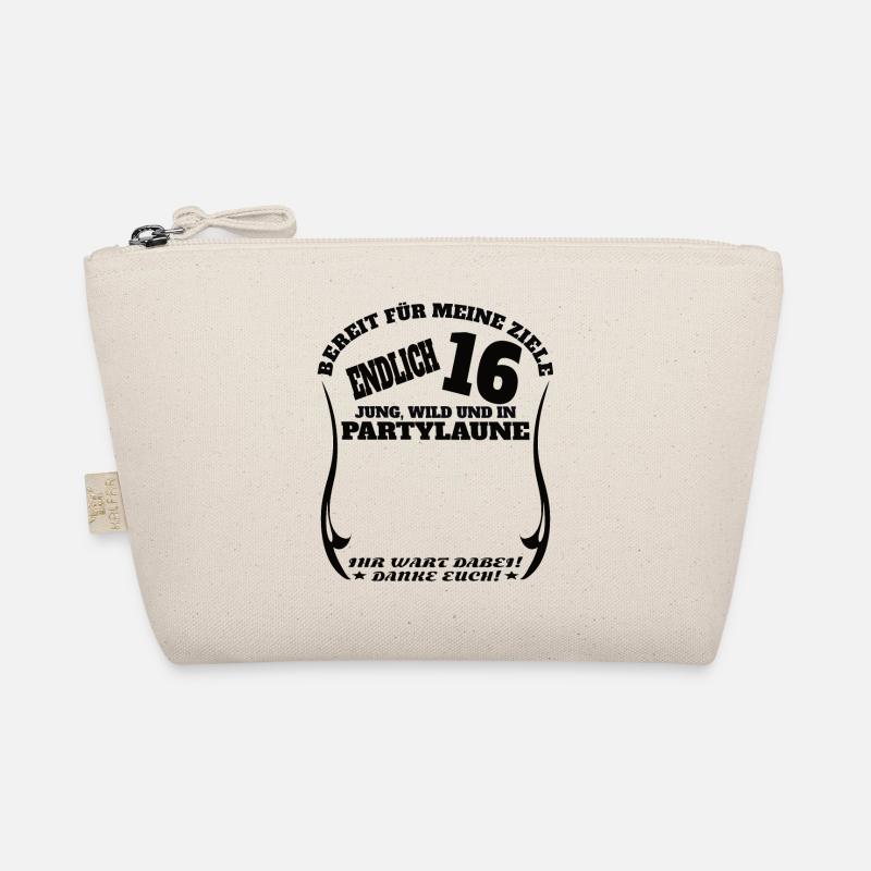 16. Geburtstag Mädchen & Junge Gästebuch Bio-Täschchen